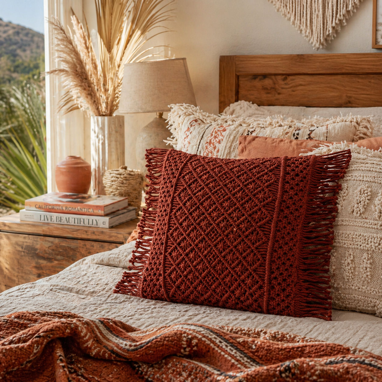 Customized Design Macrame Cushion Cover